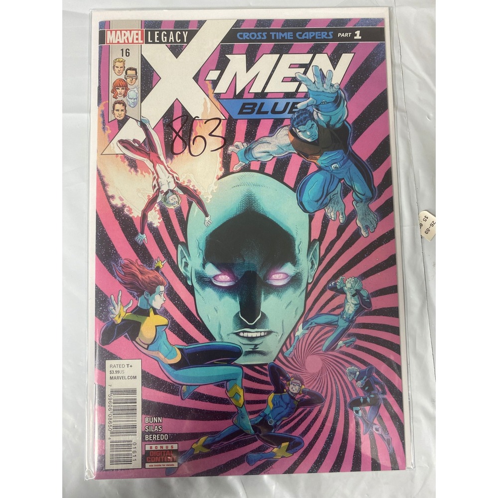 Marvel Legacy X-Men‎ Blue 16 Cross Time Capers Part 1 Arthur Adams Cover 2017